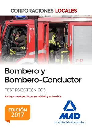 BOMBERO Y BOMBERO-CONDUCTOR. TEST PSICOTÉCNICOS Solo Hoy