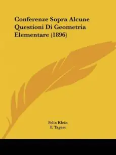 CONFERENZE SOPRA ALCUNE QUESTIONI DI GEOMETRIA ELEMENTARE (1896) Últimas Unidades