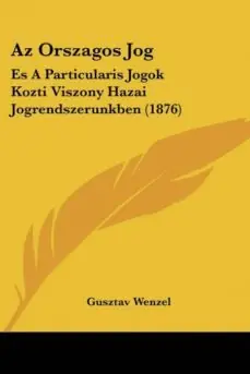 AZ ORSZAGOS JOG Comprar En Línea
