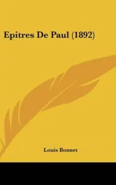 Certificado EPITRES DE PAUL (1892)