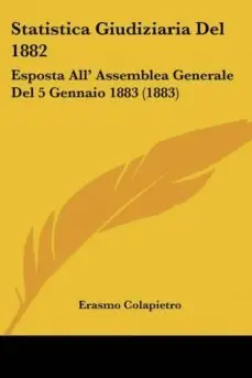Devolución Gratuita STATISTICA GIUDIZIARIA DEL 1882