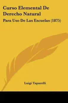 CURSO ELEMENTAL DE DERECHO NATURAL Entrega Rápida