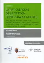 Ordenar Ahora Mismo Articulacion de la Gestion Universitaria a Debate (Duo)