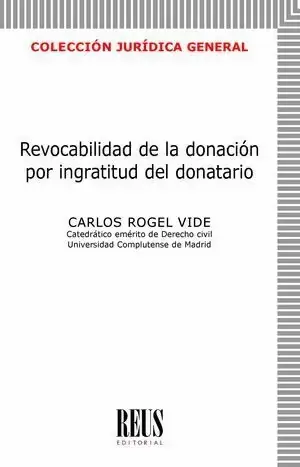 Revocabilidad de la Donación por Ingratitud del Donatario Oferta Especial