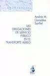Las Obligaciones de Servicio Publico en el Transporte Aereo Pago Seguro