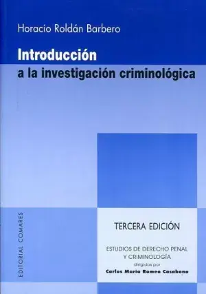 Oferta De Temporada Introducción a la Investigación Criminologica