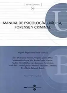 Manual de Psicología Jurídica, Forense y Criminal Ordena Ya