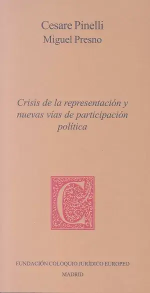 Promoción Exclusiva Crisis de la Representación y Nuevas Vías de Participación Política