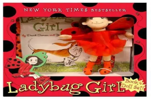 Envío Exprés LADYBUG GIRL BOOK & DOLL SET LADYBUG GIRL BOOK & DOLL SET