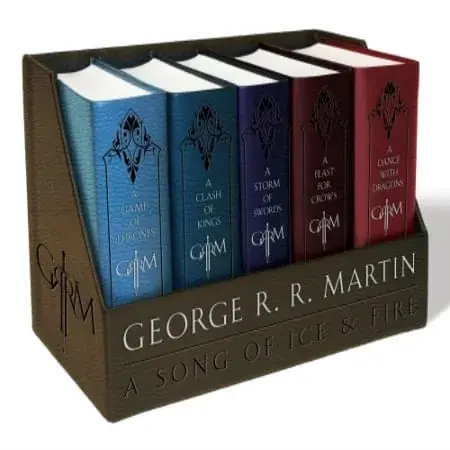 Marca Reconocida GEORGE R. R. MARTIN‘S A GAME OF THRONES LEATHER-CLOTH BOXED SET (SONG OF ICE AND FIRE SERIES) GEORGE R. R. MARTIN‘S A GAME OF THRONES LEATHER-CLOTH BOXED SET (SONG OF ICE AND FIRE SERIES)