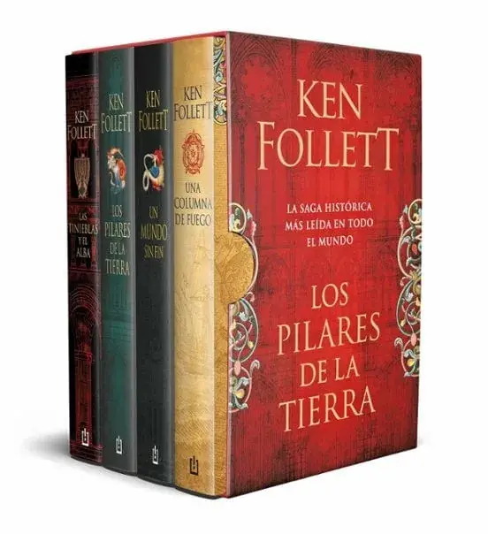ESTUCHE SAGA LOS PILARES DE LA TIERRA ESTUCHE SAGA LOS PILARES DE LA TIERRA Marca Reconocida