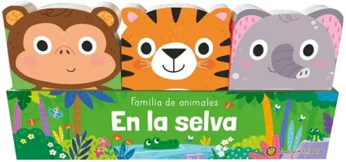 FAMILIA DE ANIMALES - SELVA ELEFANTE, MONO Y TIGRE FAMILIA DE ANIMALES - SELVA ELEFANTE, MONO Y TIGRE Popular