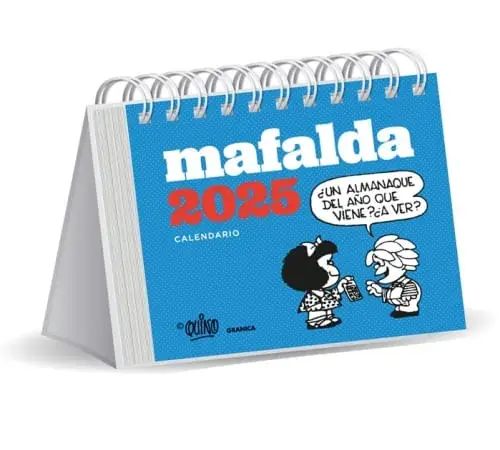 Gran Oferta MAFALDA 2025 CALENDARIO ESCRITORIO - TURQUESA MAFALDA 2025 CALENDARIO ESCRITORIO - TURQUESA