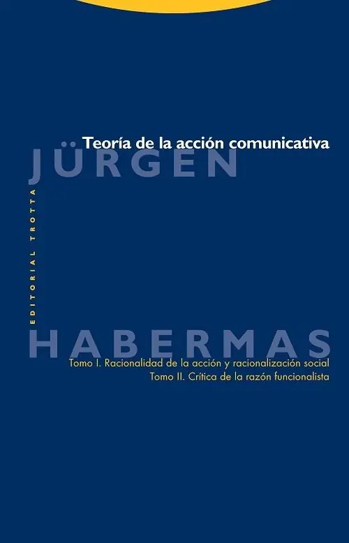 Teoría de la acción comunicativa "I Racionalidad de la acción y racionalización social - II Crítica de la razón funcionalista" Solo Por Tiempo Limitado