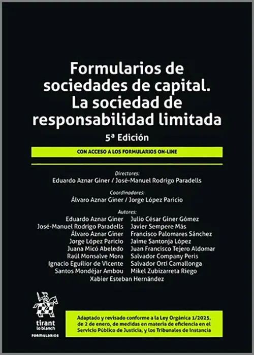 Formularios de sociedades de capital. La sociedad de responsabilidad limitada Compra Ahora