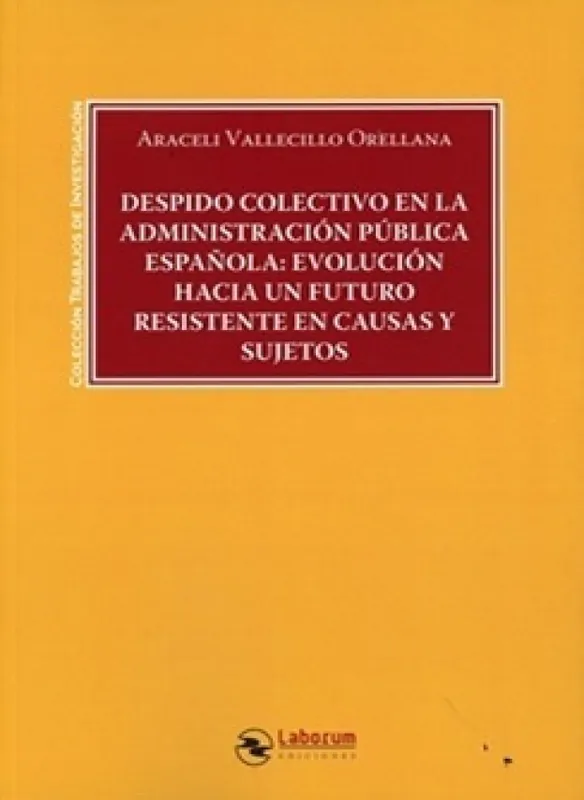 Despido colectivo en la administración pública española Comprar En Línea