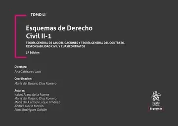 Precio Reducido Esquemas de Derecho Civil II-1. Teoría general de las obligaciones y teoría general del contrato. Responsabilidad civil y cuasicontratos