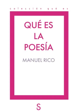 Qué es la poesía Precio Rebajado